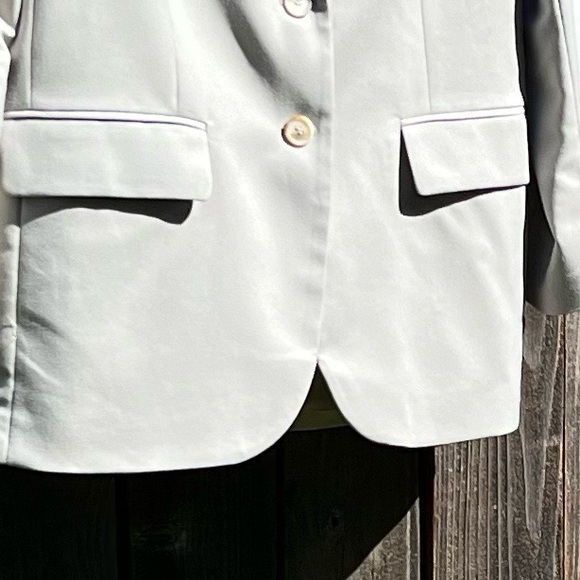 H&M taupe tan oversized blazer size small - Picture 9 of 16